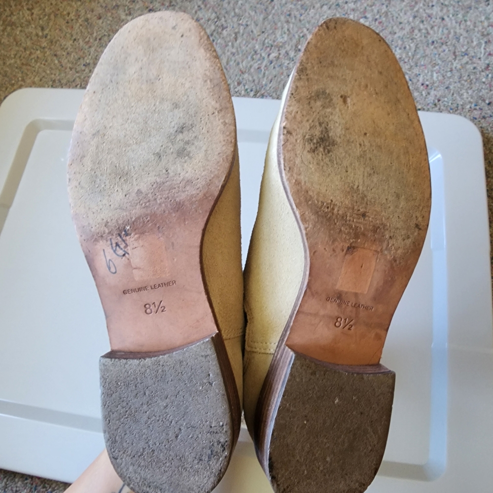 Madewell Tan Suede Ankle Boots - Picture 7 of 8